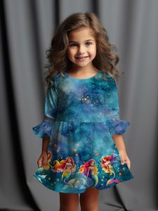 Hovedbilde Jersey panel med sirkelskj&oslash;rt - Stjernehav- Barn