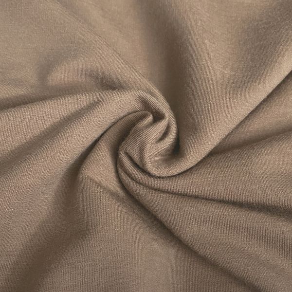 Merino/Bambus French Terry Taupe