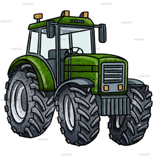 Grønn Traktor