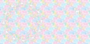 Hovedbilde Jersey panel Unicorn med sirkelskj&oslash;rt 80x165 cm