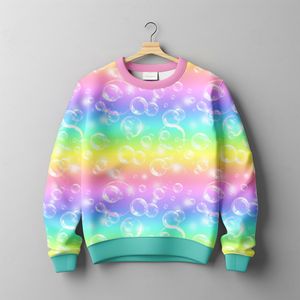 Hovedbilde French terry Regnbobler