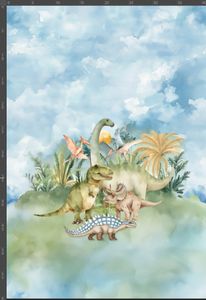 Hovedbilde FT panel Dinoland, str M, 40x60cm