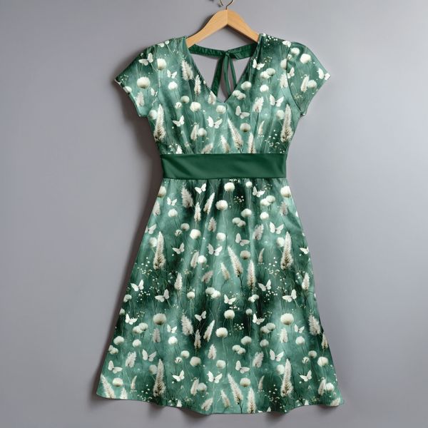 Viskosejersey Gr&oslash;nn Eng