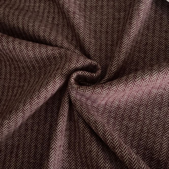 Hovedbilde Strikket jacquard  OffWhite/Mørk Burgunder-lite ...