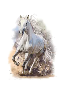 Hovedbilde FT panel Hest str L, 54x70 cm