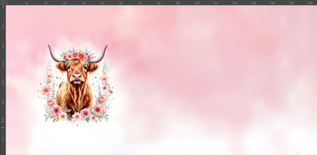 FT panel Highland Rose  