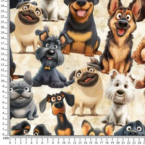 Hovedbilde French terry Hundeglede